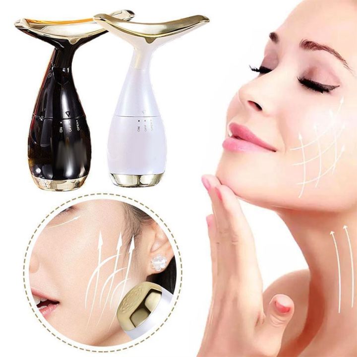 Ultrasonic Face Beauty Device Electronic Rejuvenation Facial Neck Lifting  Vibration Massager Anti Aging Wrinkle Remover