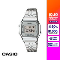 CASIO นาฬิกาข้อมือ CASIO รุ่น LA680WA-7DF วัสดุสเตนเลสสตีล สีเงิน