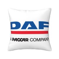 DAF Trucks Home Decor Pillowcase Casual Couch Chair Waist Car Computer Bed Sofa Throw Polyester Pillow Case Bedroom Office（45cm x 45cm）