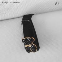 Knights House ที่ใส่แว่นตาในรถยนต์อเนกประสงค์แบบพกพาที่หนีบบัตรตั๋วที่บังแดดสำหรับรถยนต์ที่วางแว่นกันแดดเอบีเอส