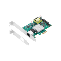 Gigabit Network Card PCIE to 2.5G Single Port RJ45 Gigabit PCIe X1 PoE+ 802.3At I225 Chip