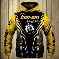 [Qinqin clothing]ใหม่ BRP Can-Am ผู้ชาย39; S เสื้อ3D พิมพ์ดิจิตอลเสื้อกันหนาวหมวกที่มีคุณภาพสูงฮาราจูกุสบายๆเสื้อสวมหัวขนาดใหญ่แฟชั่น Streetwear