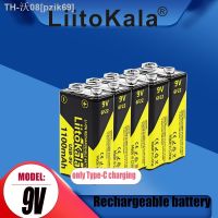 pzik69 5PCS LiitoKala 9V USB rechargeable Li-Ion battery 9V 1100mAh is suitable for camera and other series of electronic products