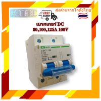 เบรกเกอร์ไฟDC 80,100,125A 100V/2P เบรกเกอร์โซล่าเซล เบรกเกอร์แบตเตอรี่ มาตรฐาน IEC/GB