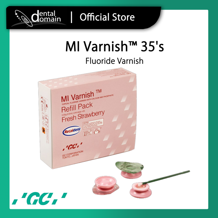 GC MI Varnish™ Refill 35's Dental Domain Corporation GC Lazada PH