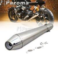 38-51MM Chrome Stainless Steel Exhaust Muffler Slip for 125cc-1000cc Street/Sport/Racing/Scooters Bike ATV Exhaust Pipes Haberdashery