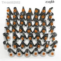 ™◊ Cake Decorating 48Pcs/set Good Quality Stainless steel Icing Piping Nozzles Pastry Tips Set Cake Baking Tools Accessories