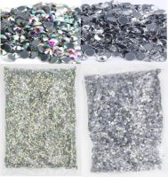 SS3 SS50 Bulk Package Wholesale Top Quality Better DMC Crystal AB Glass Strass Iron On Hotfix Rhinestones