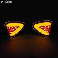 Motorcycle LED Stereo Triangle Turn Signal Electric Motorcycle Modification Signal Light With Brake Light