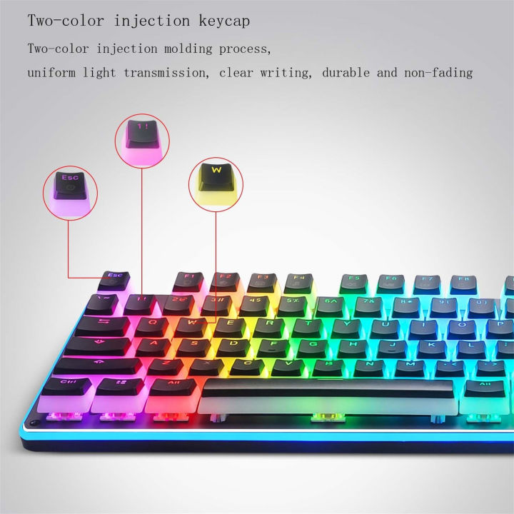 a-set-universal-keycap-pbt-translucent-oem-height-104-key-jelly-pudding-mechanical-keyboard-keycaps-in-stock