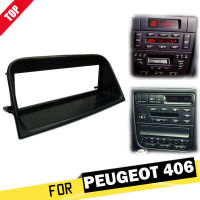 LONGSHI 1 Din วิทยุ Fascia สำหรับ Peugeot 406สเตอริโอแผง Dash CD Facia Audio Fitteas Adapter DVD Face กรอบ Mount 1din