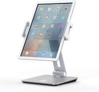 Tablet Stand Holder, KABCON Tightness Adjustable Multi-Angle Foldable Eye-Level Aluminum Solid Tablets Stands Dock for 7-13Tablets/Phone, iPad Series,Samsung Galaxy Tabs,Kindle Fire,Etc.