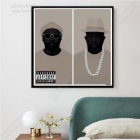 โปสเตอร์ Prhyme นักร้องแร็ปเปอร์อัลบั้มเพลงผ้าใบวาดภาพศิลปะบนผนังโปสเตอร์และพิมพ์ตกแต่งบ้าน Zfx 0717