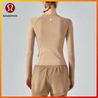 Lululemon เสื้อกีฬา เสื้อวิ่ง แขนยาว แบบเข้ารูป DSL345