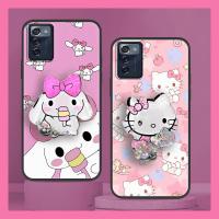 glisten Silicone Phone Case For ZTE Z7540/Consumer Cellular ZMAX 5G cartoon Cute Kickstand Original protective Durable