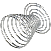 12 x Egg Cups Made of Stainless Steel Wire Spiral Spring Egg Holder Makeup Sponge Clothes Rack Egg Tray Egg Container