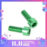 ?【Lowest price】LANG 2pcs BIKE Water bottle CAGE bolts M5 * 15mm อลูมิเนียมอัลลอย HEX Tapping สกรู