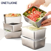 Onetwone เครื่องกล่องเก็บสินค้าอาหารกล่องเก็บของสดสแตนเลสแบบสุญญากาศพร้อมฝาปิดเครื่องมือตั้งแคมป์ปิกนิกกลางแจ้งข้าวกล่องกลางวันกล่องอาหาร