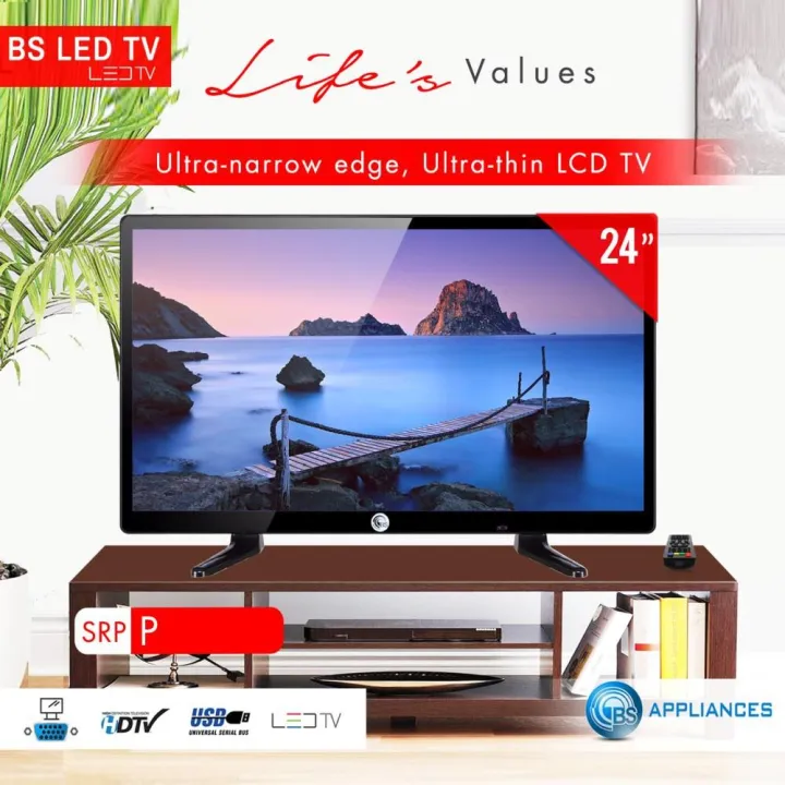 BS Appliances 24 Slim Full HD LED TV Lazada PH