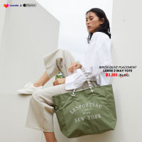 Lesportsac NEW* Large 2 Way Tote bag Shoulder Bag กระเป๋าโท๊สสองด้าน กระเป๋าสะพายไหล่ Style 1113