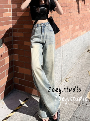 Zoey.Studio กางเกงยีนส์ กางเกงขายาว กางเกงคาร์โก้ผู้หญิง กระชับ ความสะดวกสบายความสะดวกสบาย ลำลอง 2023 NEW WNK23906EQ 36Z230909