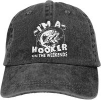 Im A Hooker On The Weekend Fishing-7 Hats,Unisex Sports Denim Cap Fashion Baseball Cap Vintage