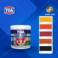 TOA ทีโอเอ สีทาหลังคา อเนกประสงค์ รูฟเพ้นท์ (แม่สี)-กล.