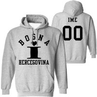 BOSNIA AND HERZEGOVINA male youth pullover diy free custom name number sweatshirt bosnian bih flag croatian boy clothes