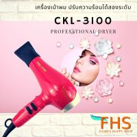 DR ไดร์เป่าผม FHS CKL   รุ่น CKL-3100  ปรับความร้อน 2 ระดับ 1500-1700 w เครื่องเป่าผม ที่เป่าผม