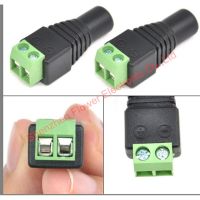 ♈ Free Shipping 10pieces / lot DC Female Power Jack Connector Plug 2.1mm For CCTV Cameras And Led Strip Light CCTV accessory