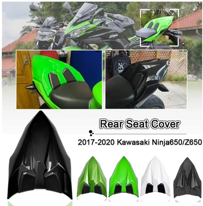 Amark Ninja650 Seat Cover Rear Pillion Passenger Hard Solo Seat Cowl