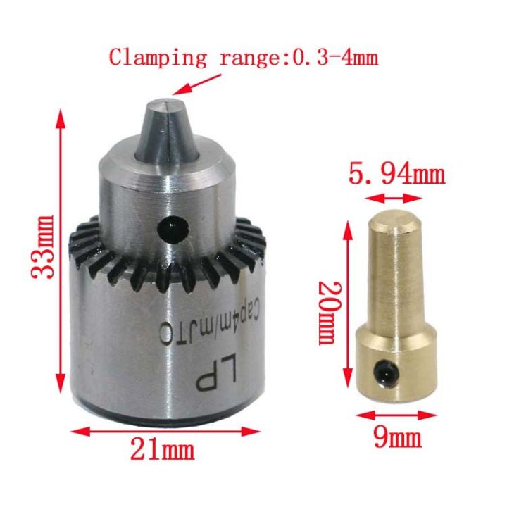 4-ชิ้น-เซ็ต-micro-มอเตอร์สว่านเจาะ-clamp-0-3-4mm-taper-กับ-chuck-3-17-มม-1-8-นิ้วแกนต่อเพลา