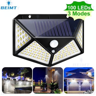 LED Solar Wall Lamp All Sides Luminous Induction Lamp Human Waterproof Outdoor Courtyard Stairs Light Garden Wall Lamp Decor