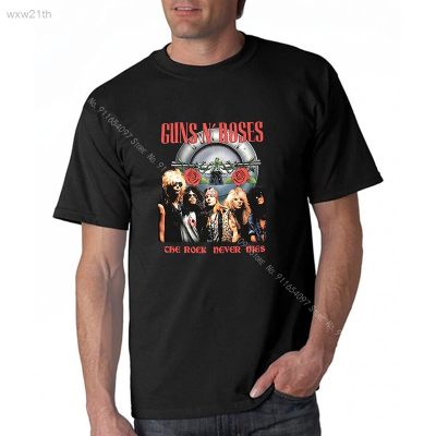 2023 New Nwot Gunrose Band Bootlege T-shirt Plus Size Gothic Mens Clothing Big T-shirt Cartoon Cotton Unisex