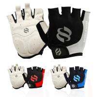 hotx【DT】 Cycling Gloves Fingerless Luva Ciclismo Mens Anti-Slip Object MTB