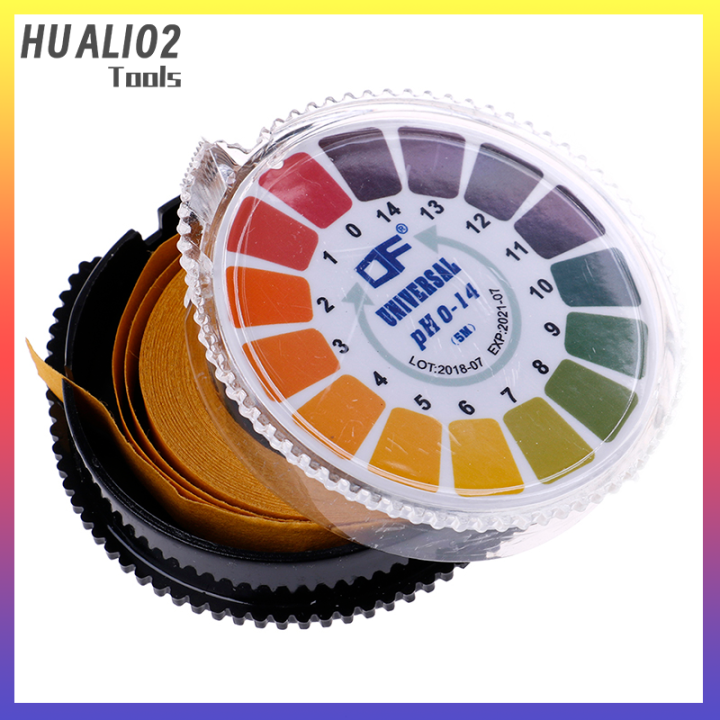 huali02-1ม้วน-5เมตรเครื่องวัดค่า-ph-ห้องปฏิบัติการ0-14กระดาษ-litmus-กรดอัลคาไลน์