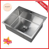 ซิงค์ฝัง 1 หลุม TEKA TQ 60 สเตนเลสBUILT-IN SINK TEKA TQ 60 1B STAINLESS STEEL **ด่วน ของมีจำนวนจำกัด**