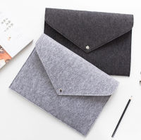 Document Bag Pencil Folder Snap Fit Storage Bag Office File Bag Minimalist Document Bag A4 Felt File Bag