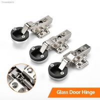 ☒ 2PCS Home Interior Connector No Hole Cabinet Hinge Clip Window Accessories Glass Door Hinge Furniture Supplies