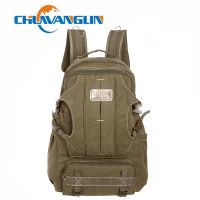 Chuwanglin Casual Canvas Backpack Male Rucksacks Laptop Travel Shoulder Mochila Notebook Vintage College Schoolbags