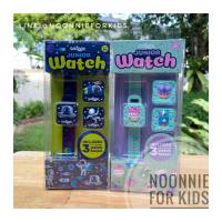 นาฬิกาข้อมือ Smiggle Cloud Nine Junior Watch ดีไซน์น่ารัก เปลี่ยนดีไซน์บนหน้าปัดได้ 3 แบบ บอกเวลาเป็นดิจิตอล บอกอุณหภูมิและ วันที่ได้