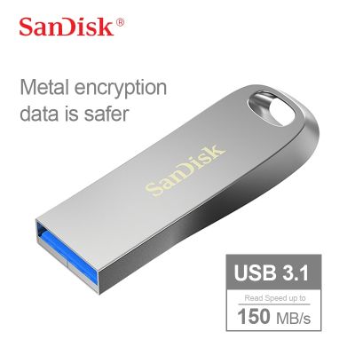 SanDisk 100 Original Genuine Metal Encryption Flash Drive USB 3.1 32GB 64GB 128GB 256GB 512GB 150MB/s High Quality Usb Stick