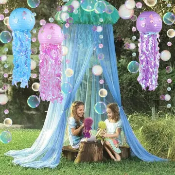 Mermaid Theme Party Decor Diy Jellyfish Paper Lantern Under The