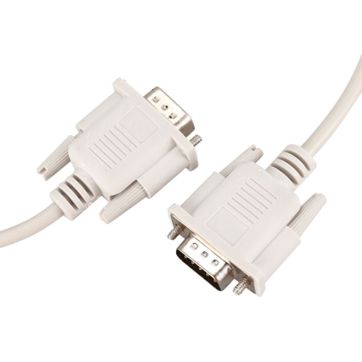 1-4m-rs232-db9-9-pin-male-to-vga-video-15-pin-male-adapter-cable-light-gray