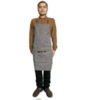 Bartender  Cashier  SaleS Department  Specialty Store  Work Apron  Canvas Waterproof  Towel Hanging  Coffee Colored Accessories  Aprons