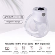 ZZOOI Wearable Electric Breast Pump Silent Invisible Hands Free Breast