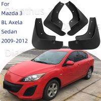 JHTJHNDTGFJHND สำหรับ Mazda 3 BL Axela 2009-2012รถ Mudguard Anti-Splash ด้านหน้าด้านหลัง Fender อุปกรณ์เสริม2010 2011