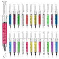 16pcs Novelty Syringe Ballpoint Pens Cute Stationery Ballpoint Pen 0.5mm Ballpen Wholesale Pens