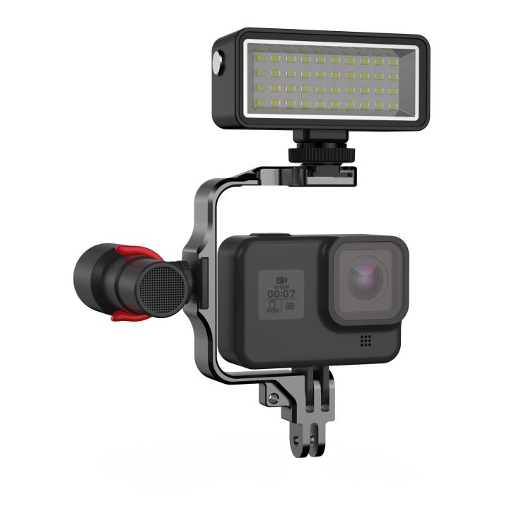 metal-frame-with-cold-shoe-mount-for-gopro-hero-11-10-9-8-7-dji-action-3-camera-accessories-mounts-for-lighting-mic-stick-attach