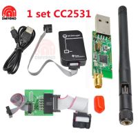 CC2531 ZigBee Emulator CC-Debugger USB Programmer CC2540 CC2531 Pelacak dengan Antena Bluetooth Konektor Modul Downloader Kabel